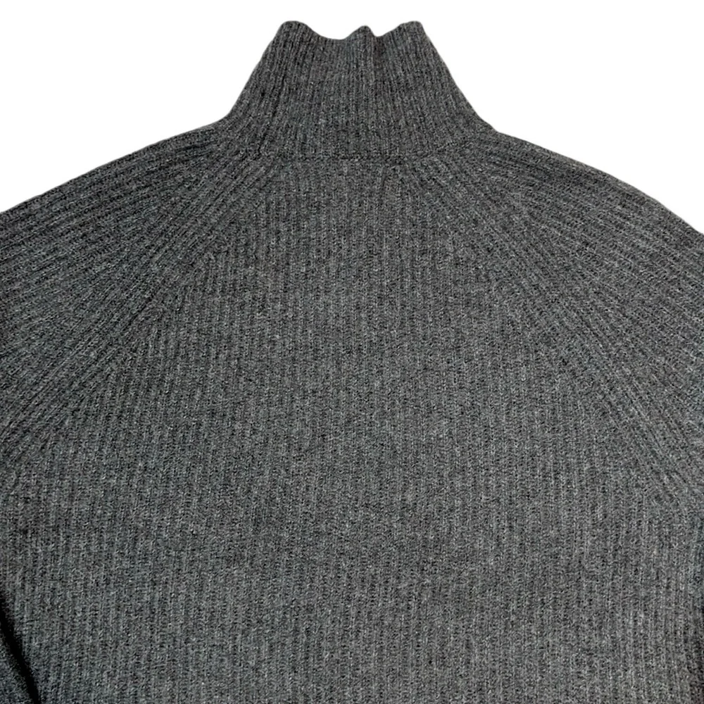 J. Crew Cashmere Ribbed Turtleneck Sweater
